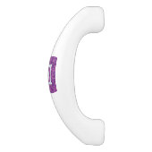 Gemini Zodiac Sign auf Pink Digital Camouflage Keramik Schrankknauf (Seitenansicht)