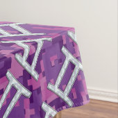Gemini Zodiac Sign auf Pink Digital Camouflage Tischdecke (Beispiel)