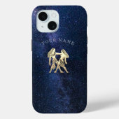 Gemini Zodiac Sign Case-Mate iPhone Hülle (Rückseite)
