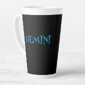 GEMINI ZODIAC SIGN COFFEE Latte Mug Milchtasse (Linke Ecke)