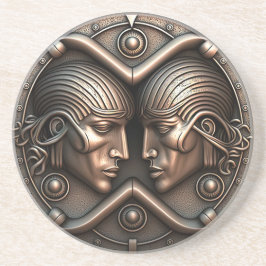 Gemini Zodiac Sign Gemini Horoskop Getränkeuntersetzer