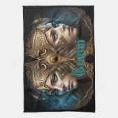 Gemini Zodiac Sign Geschirrtuch (Vertikal)