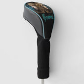 Gemini Zodiac Sign Golf Headcover (angewinkelt)
