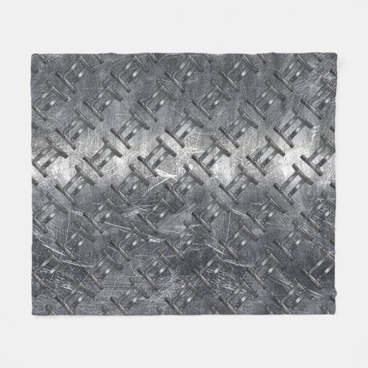 Gemini Zodiac Sign Grunge gestörtes Silber Fleecedecke (Vorderseite (Horizontal))