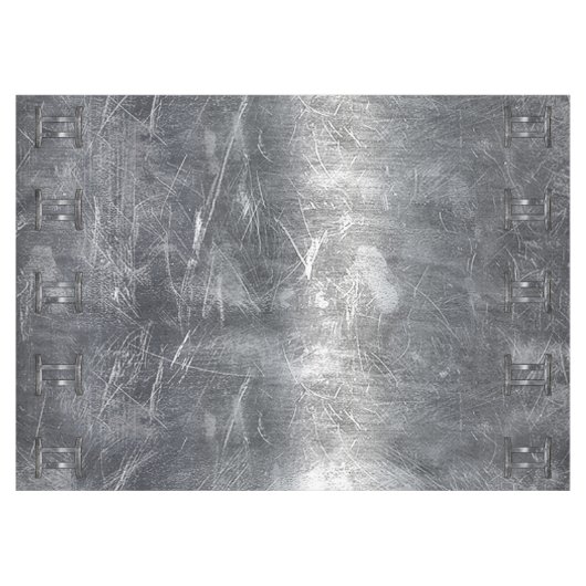 Gemini Zodiac Sign Grunge gestörtes Silber Tischdecke (Vorderseite (Horizontal))