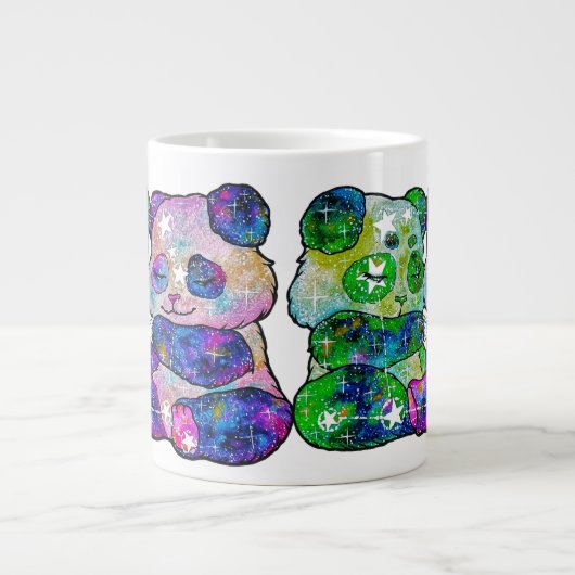 Gemini Zodiac Sign Jumbo-Tasse (Vorderseite)