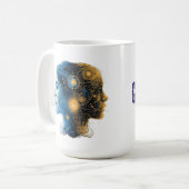 Gemini Zodiac Sign Kaffeetasse (Vorderseite Links)