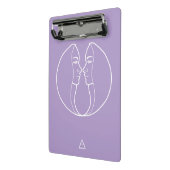 Gemini Zodiac Sign - Mini Klemmbrett (Gewinkelt2)