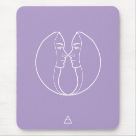 Gemini Zodiac Sign - Mousepad
