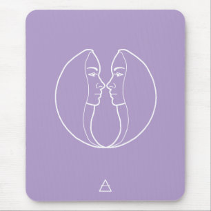 Gemini Zodiac Sign - Mousepad