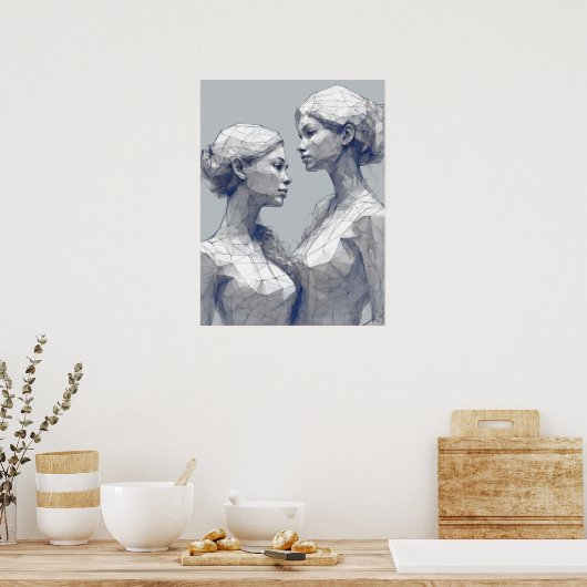 Gemini Zodiac Sign Poster (Küche)