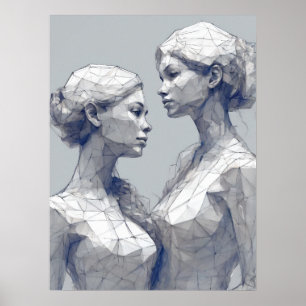 Gemini Zodiac Sign Poster