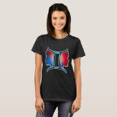 Gemini Zodiac Sign T-Shirt (Vorne ganz)