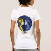Gemini Zodiac Sign T-Shirt (Rückseite)