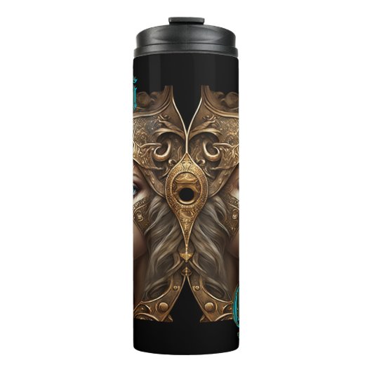 Gemini Zodiac Sign Thermosbecher (Vorderseite)