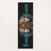 Gemini Zodiac Sign Yogamatte (Rückseite)