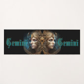 Gemini Zodiac Sign Yogamatte (Vorderseite (Horizontal))