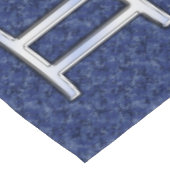 Gemini Zodiac-Signierung auf der Blue-Camouflage Tischdecke (Schrägansicht)