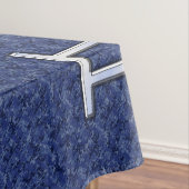 Gemini Zodiac-Signierung auf der Blue-Camouflage Tischdecke (Beispiel)