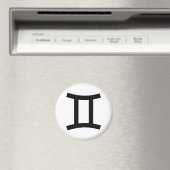 Gemini Zodiac Signikon Magnet (In Situ (Geschirrspüler))