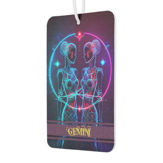 Gemini Zodiac Signs Celestial Air Freshener Autolufterfrischer (Links)
