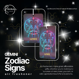 Gemini Zodiac Signs Celestial Air Freshener Autolufterfrischer