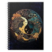 Gemini Zodiac Spiral Notebook Notizblock (Vorderseite)