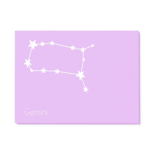 Gemini Zodiac Star Sign Post-it Klebezettel