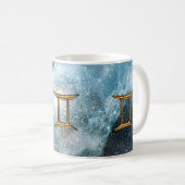 GEMINI Zodiac Star Sign Tasse (VorderseiteRechts)