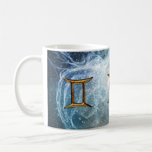 GEMINI Zodiac Star Sign Tasse (Links)