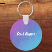 Gemini Zodiac Star Zeichenfarben Horoskop Schlüsselanhänger (Rückseite)