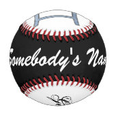 Gemini Zodiac Symbol Element von Kenneth Yoncich Baseball (Rückseite)