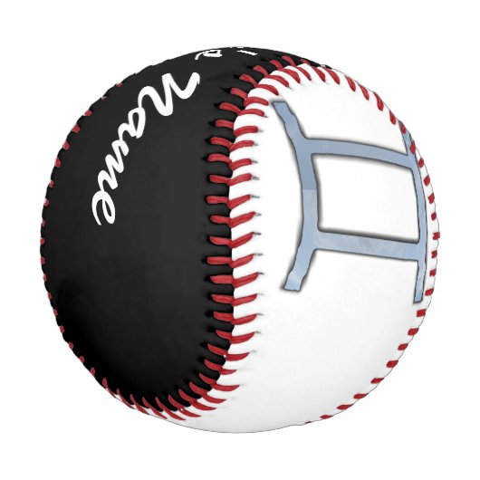 Gemini Zodiac Symbol Element von Kenneth Yoncich Baseball (Schrägansicht)
