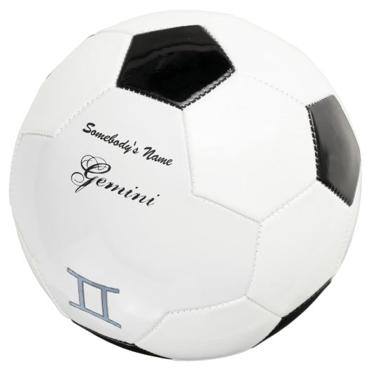 Gemini Zodiac Symbol Element von Kenneth Yoncich Fußball (Dreiviertel)