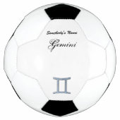 Gemini Zodiac Symbol Element von Kenneth Yoncich Fußball (Vorderseite)