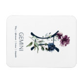 Gemini Zodiac Symbol Magnet (Horizontal)