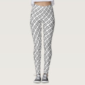 Gemini Zodiac Symbol Standard von Kenneth Yoncich Leggings (Vorderseite)