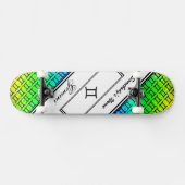 Gemini Zodiac Symbol Standard von Kenneth Yoncich Skateboard (Horizontal)