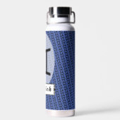 Gemini Zodiac Symbol Standard von Kenneth Yoncich Trinkflasche (Rückseite)