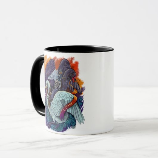 Gemini Zodiac Tasse (Vorderseite Links)