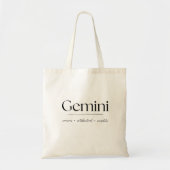 Gemini-Zodiac-Tragetasche Tragetasche (Vorne)