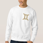 Gemini Zodiac - Tribal Gold Sweatshirt (Vorderseite)