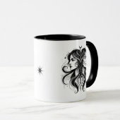 Gemini Zodiac Twin Symbol Astrology Tasse (VorderseiteRechts)
