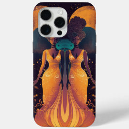 Gemini Zodiac Twin Women Boho Print Case-Mate iPhone Hülle