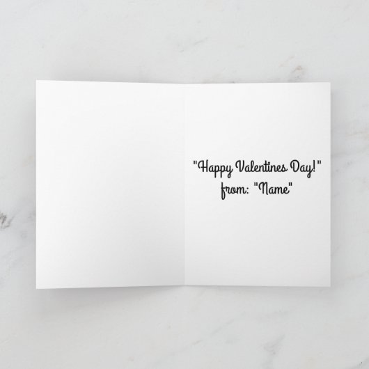 Gemini Zodiac Valentine Card Karte (Innenseite)