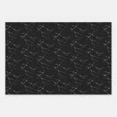 Gemini Zodiac Wrapping Paper Set Geschenkpapier Set (Vorderseite 2)