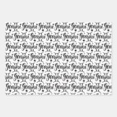 Gemini Zodiac Wrapping Paper Set Geschenkpapier Set (Vorderseite)