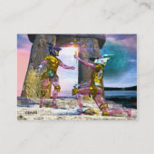 GEMINI Zodiac-Zeichen, Astrologie Visitenkarte (Rückseite)