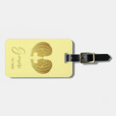 Gemini Zodiac-Zeichen Gepäckanhänger (Vorderseite horizontal)