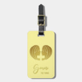 Gemini Zodiac-Zeichen Gepäckanhänger (Vorderseite vertikal)